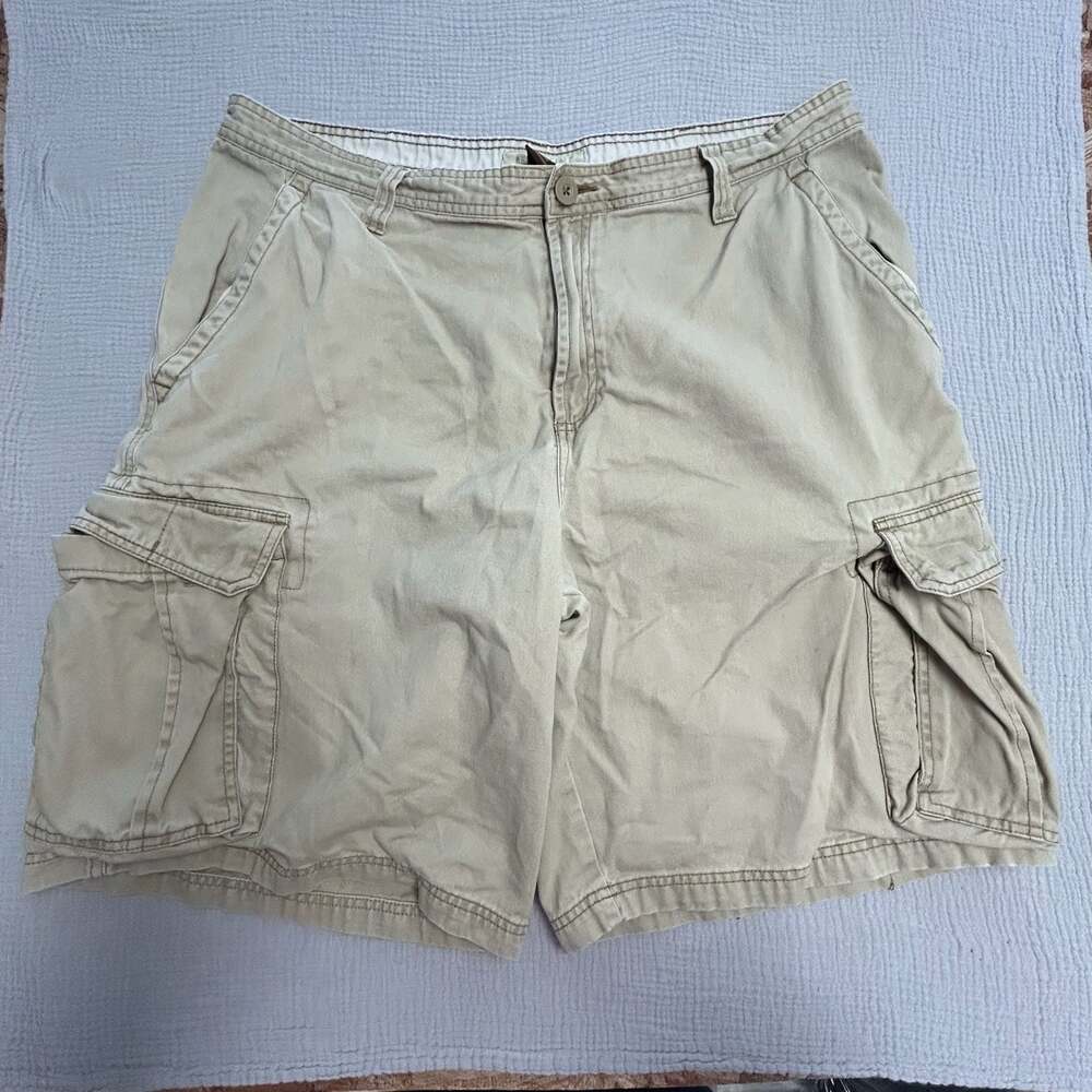 Aeropostale Classic A87-05 Khaki Cargo Shorts Size 38